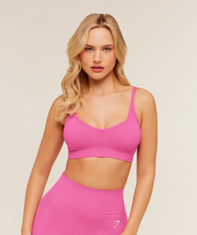 Gymshark Vital Sports Bra Super-Set Pink