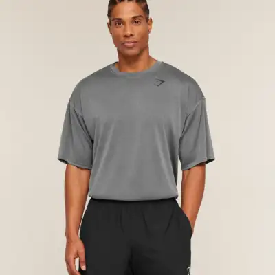 Gymshark Washed Pastels T-Shirt Black/Wash