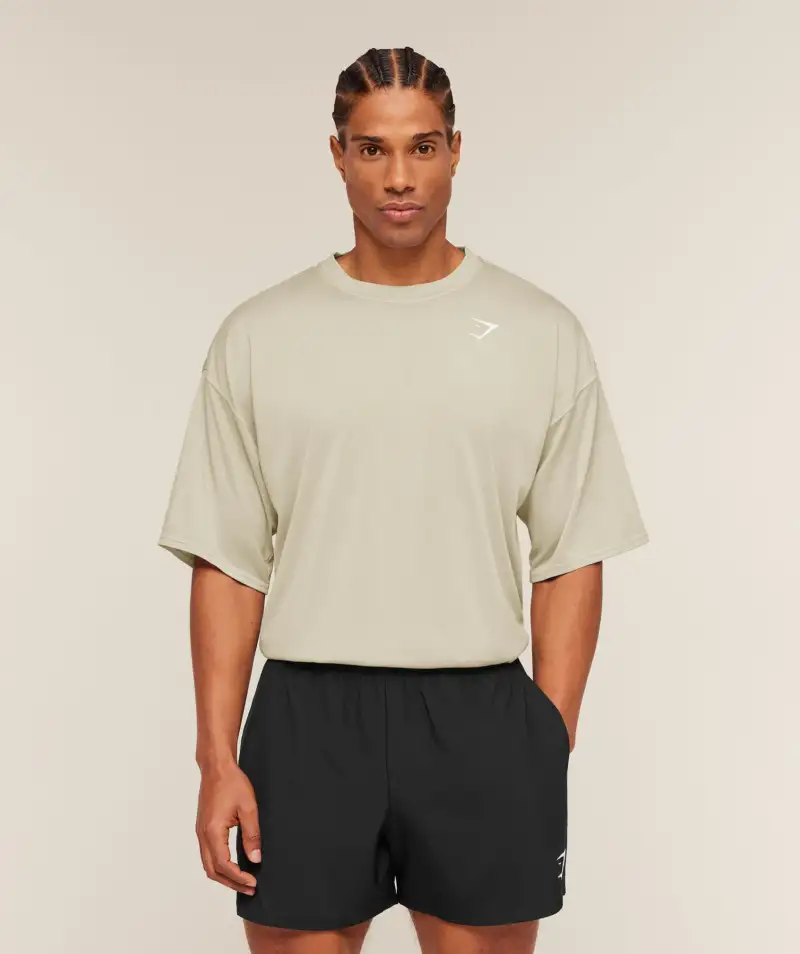 Gymshark Washed Pastels T-Shirt Pebble Grey