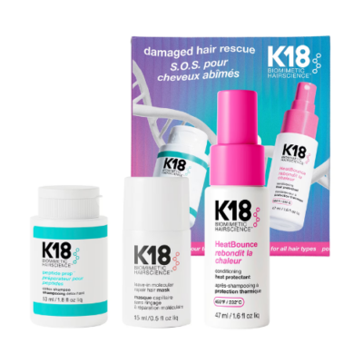 K18 Biomimetic Hairscience Damaged Hair Rescue Set