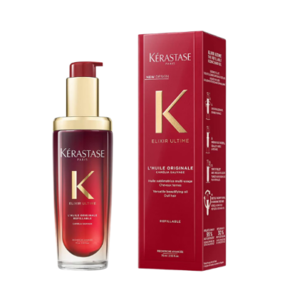 Kérastase Elixir Ultime Burgundy Rouge L'Huile Originale Hair Oil 75ml