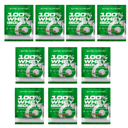 Scitec Nutrition 100% Whey Isolate Sample Pack – 10 x 25g Sachets