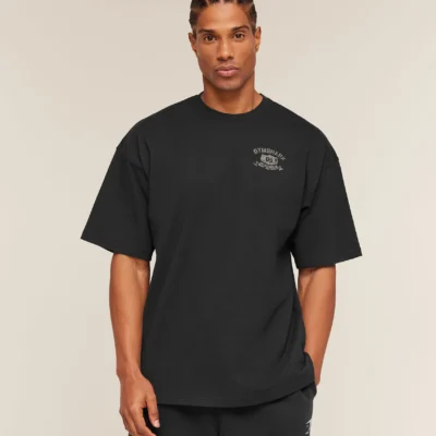 Gymshark Shield Graphic T-Shirt Black