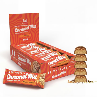 The Myprotein Bar Caramel Nut 12 Bars