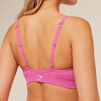 Gymshark Vital Sports Bra Super-Set Pink/Marl – תמונה 3