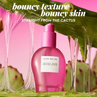 Glow Recipe Prickly Pear - Peptide Bouncy + Hydrating Skin Barrier Vegan Mucin Face Serum 40ml – תמונה 3