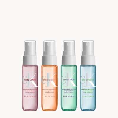 Calvin Klein Hair & Body Mist Travel Set 4 x 30ml
