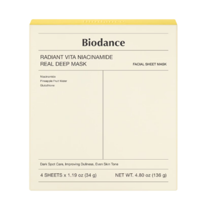 Biodance Radiant Vita Niacinamide Real Deep Mask 136g