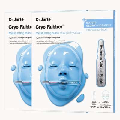 Dr.Jart+ Cryo Rubber Moisturizing Hydrogel Face Mask with Hyaluronic Acid (2 Pack)