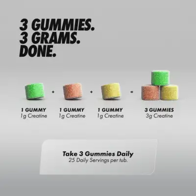 Per4m Creatine Gummies 375g – תמונה 6