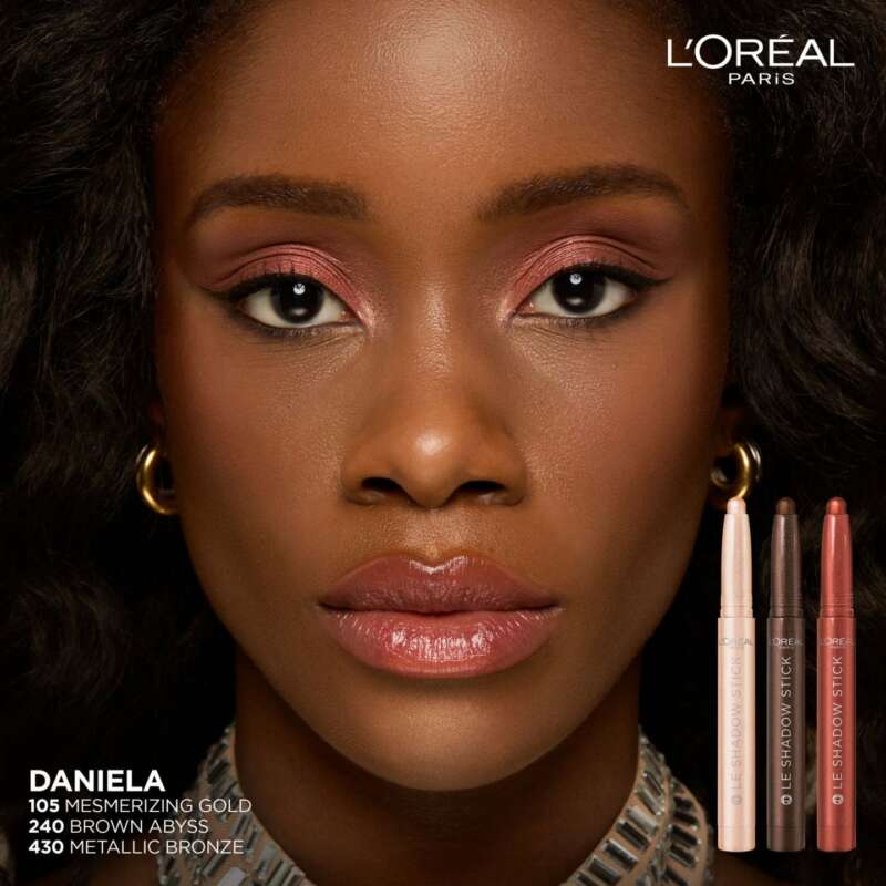 L'Oreal Paris Le Shadow Stick Gold application