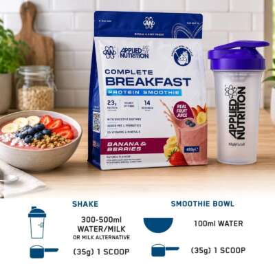Applied Nutrition Complete Breakfast Protein Smoothie 490 g – תמונה 8