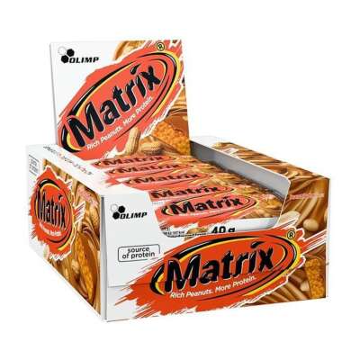 Olimp Nutrition Matrix Bars Peanut Butter 25 x 40g