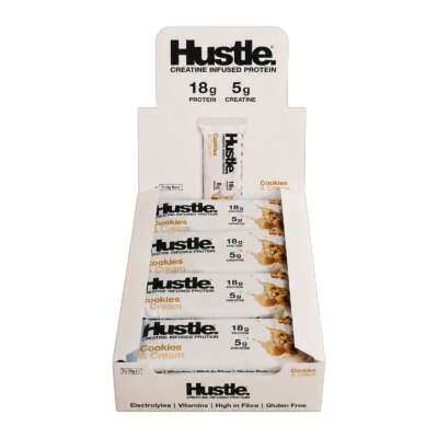 Hustle Creatine Protein Bar 12x75g