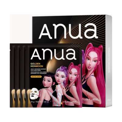 ANUA KPop Demon Hunters Ceramide Barrier Collagen Mask (4PC)