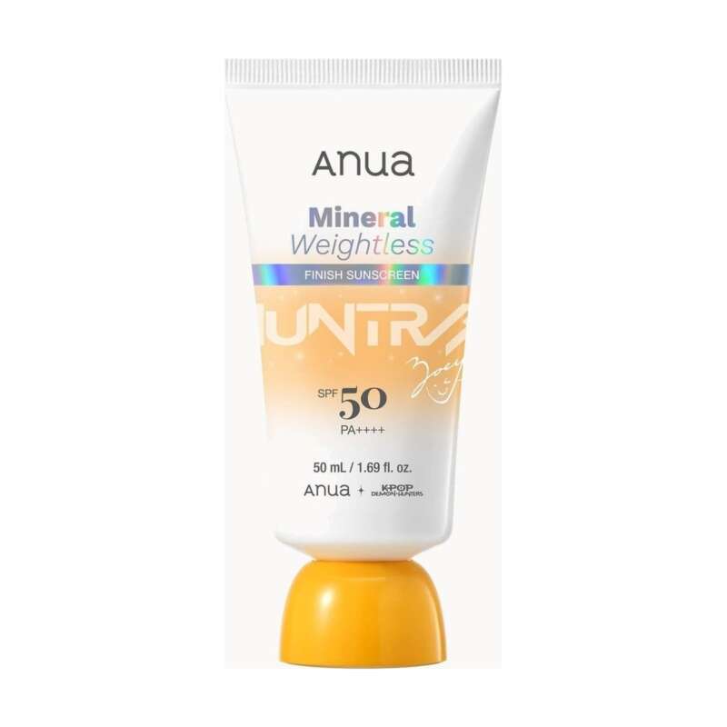 ANUA KPop Demon Hunters Mineral Weightless Finish SPF50 Sunscreen 50ml