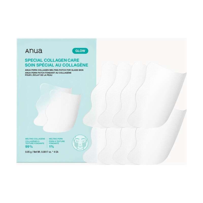 ANUA PDRN Collagen Melting Patch For Glass Skin (4 Pack) ANUA PDRN Collagen Melting Patch For Glass Skin (4 Pack)