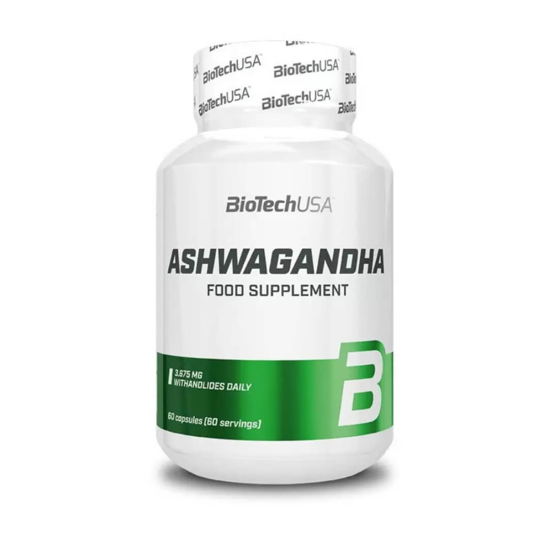 תוסף אשוואגנדה BioTechUSA Ashwagandha 60 caps