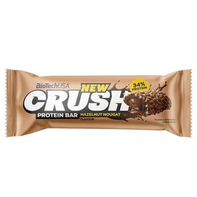 BioTechUSA Crush Protein Bar 12x45g Hazelnut Nougat