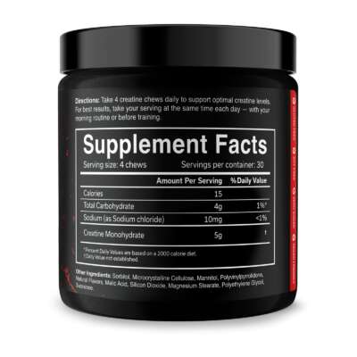 ⁦JNX Sports The Curse! Creatine Chews 120 chews⁩ – תמונה ⁦4⁩