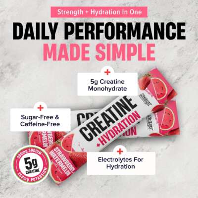 Nutrex Creatine + Hydration 15 x 9g – תמונה 3