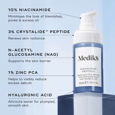 Medik8 Niacinamide Peptides 30ml – תמונה 3